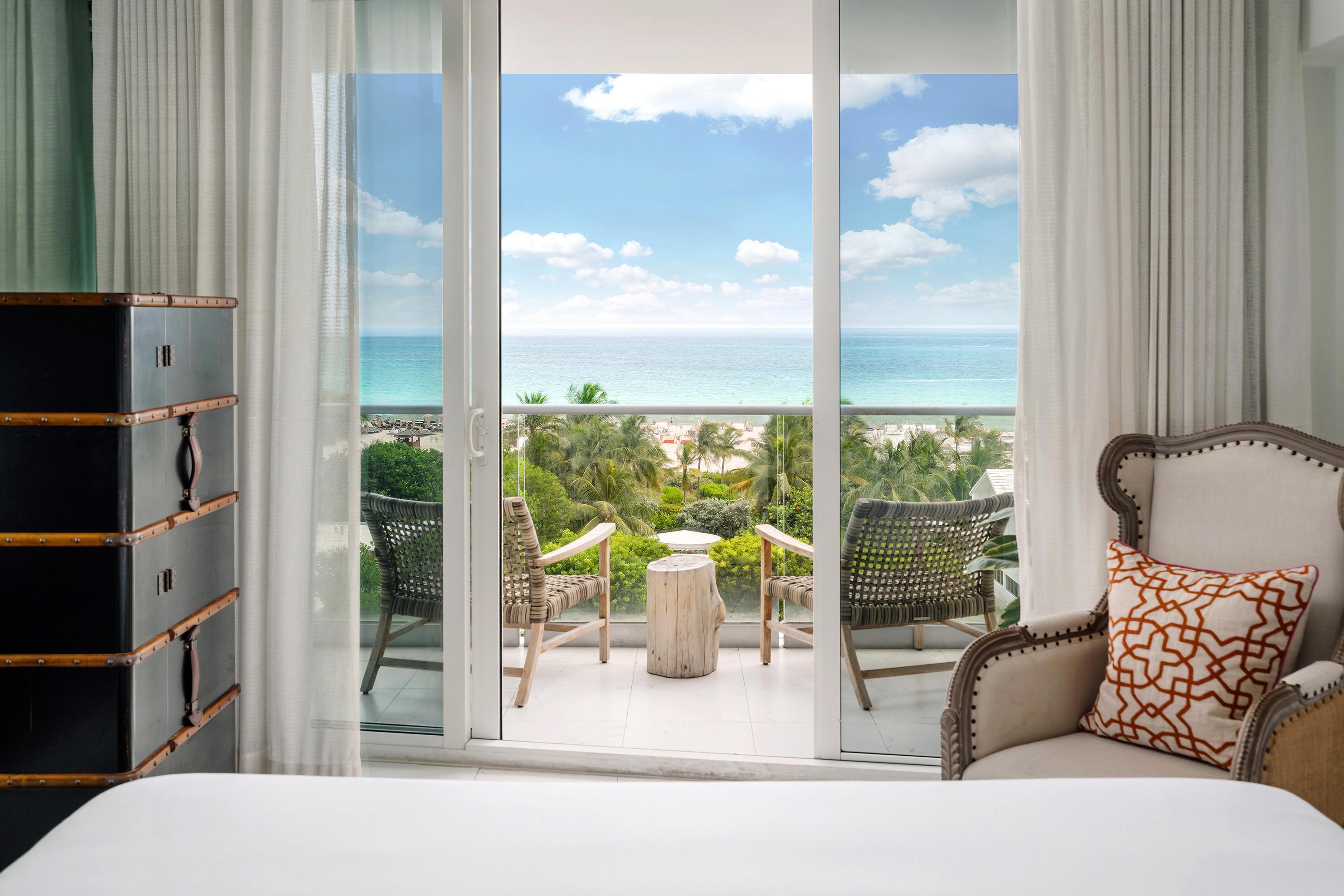 Nautilus Sonesta Μαϊάμι Μπιτς Εξωτερικό φωτογραφία Ocean view from a bedroom